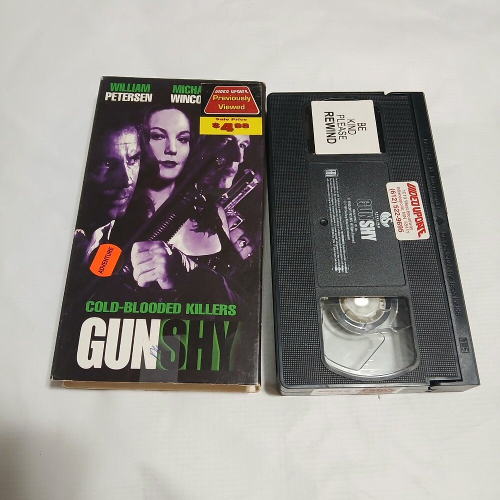 Gun Shy VHS Tape 1999 William Petersen Michael Wincott Diane Lane Bundle & Save